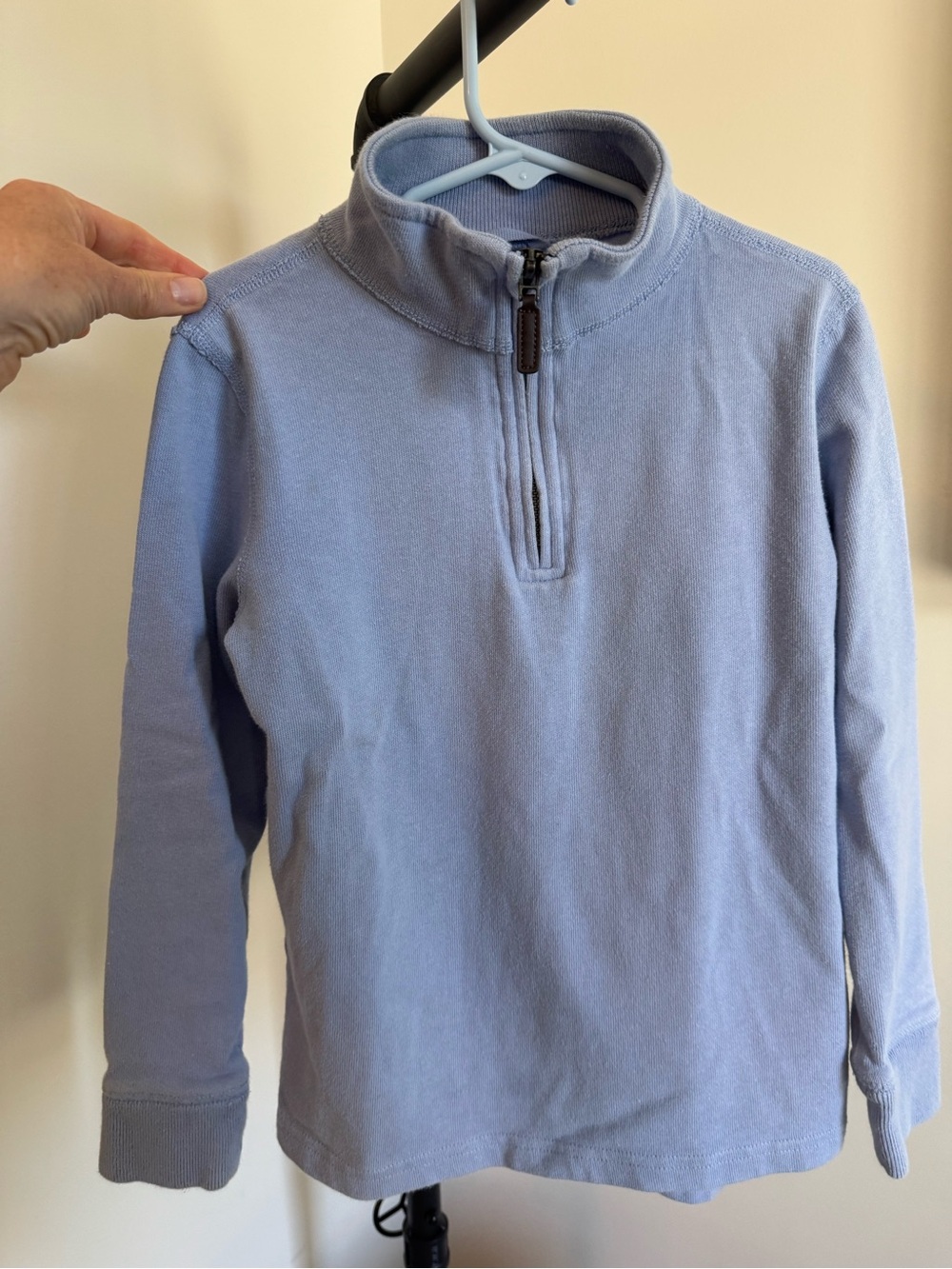 Crewcuts Light Blue Half-Zip Pullover Sweatshirt